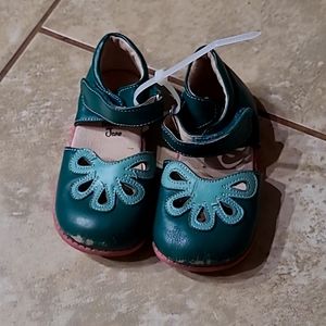 Girls green/blue Matilda jane shoes